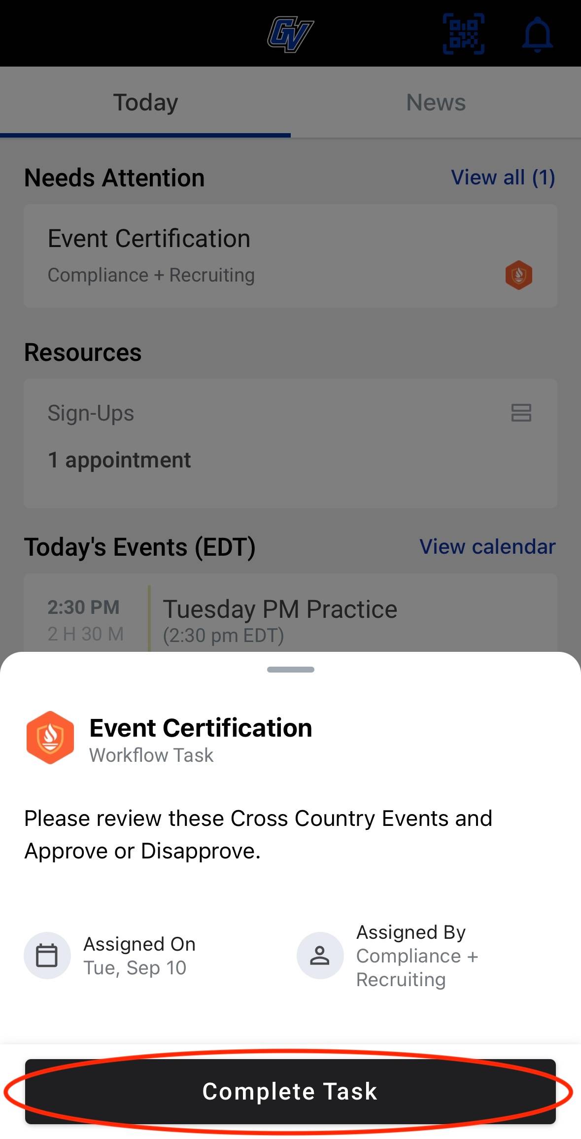 Event Certification 2